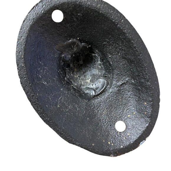 Vintage Cast Iron Deer Elk Moose Wall Hook Hanger  4" Wide - Picture 3 of 3